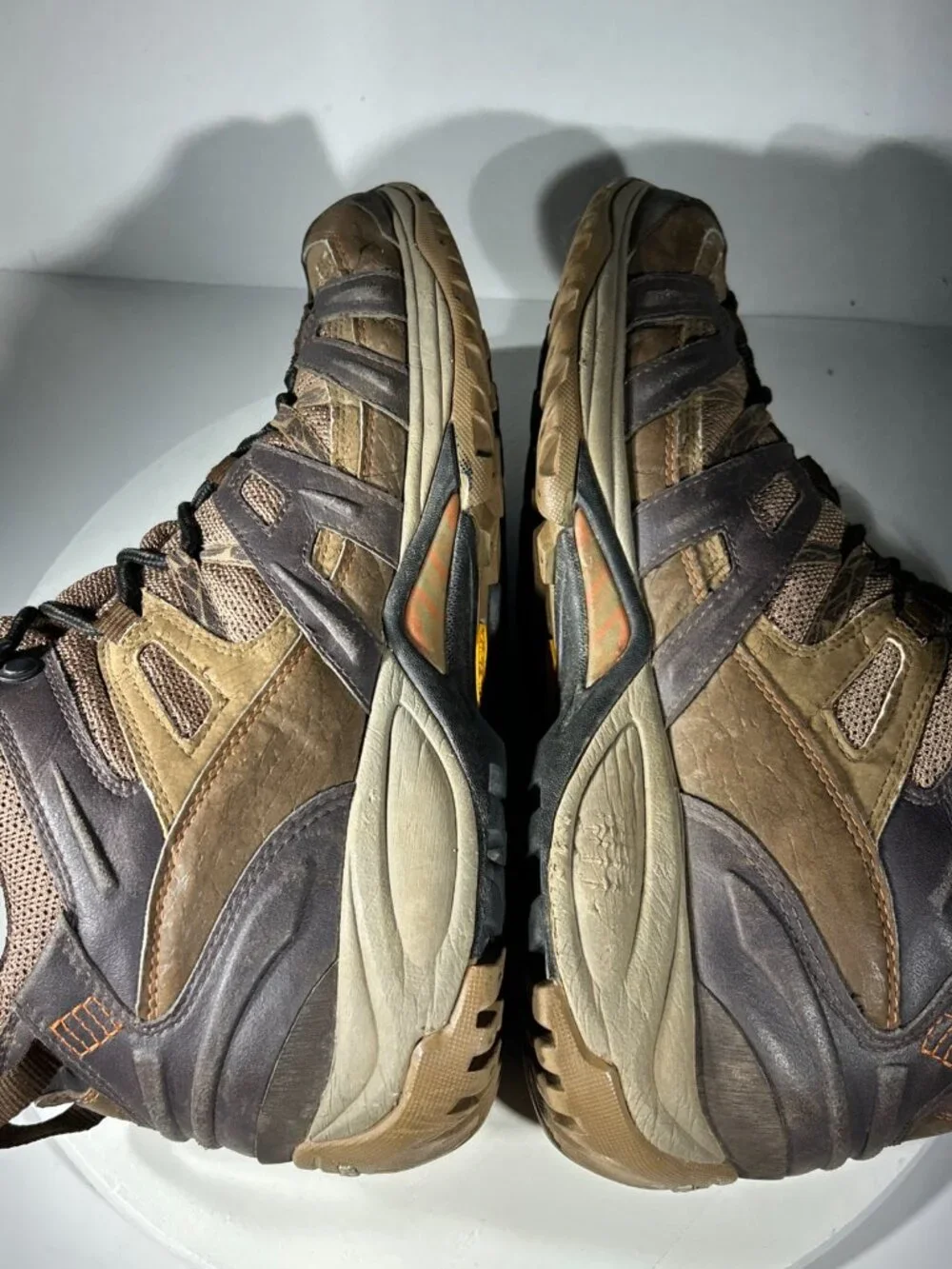 Merrell Pantheon Mens Hiking Boots Size 11 Mid Waterproof Brown Trail Sneakers